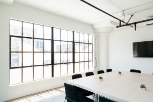 Sun drenched Conference Room